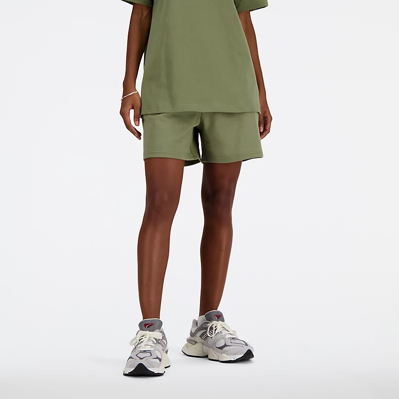 Athletics Women's French Terry Shorts - DARK OLIVINE
