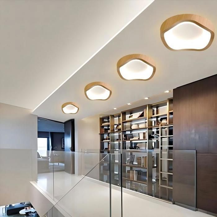 Lámpara de techo LED de estilo moderno Fusion - 12 W, luz blanca fría, IP54, resistente al agua, para baño - 1 unidad, Ø20 cm