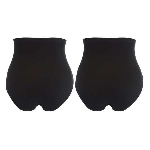 Ženske hlačke Kruidvat Cotton Stretch Maxi<br>črne, velikost M, 2 kosa