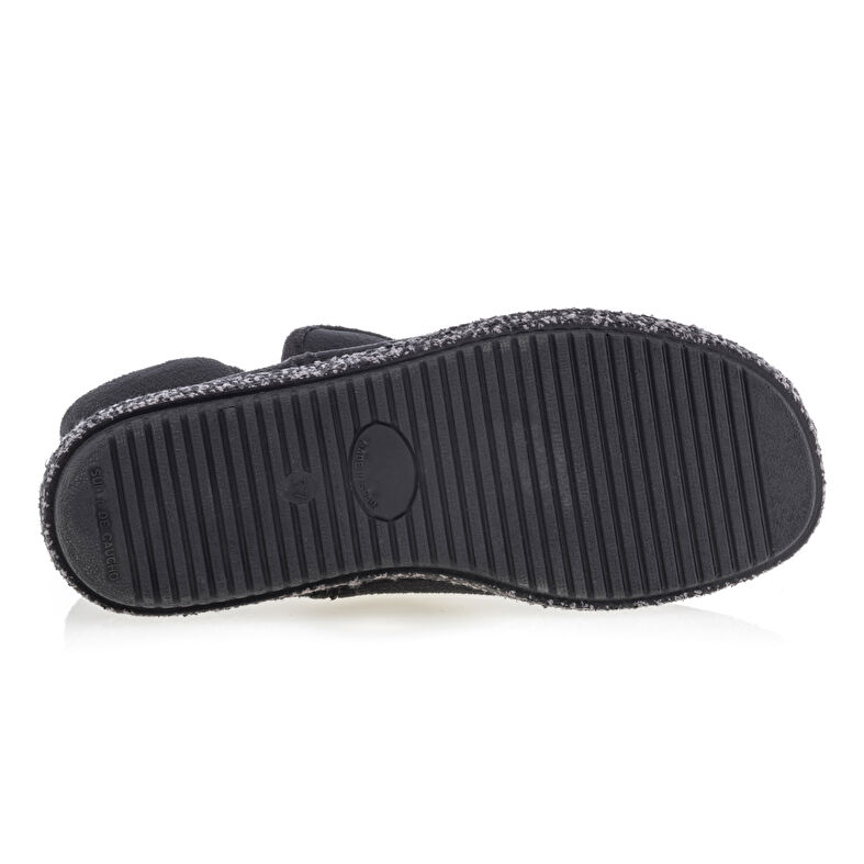 Schwarze Damenpantoffeln
