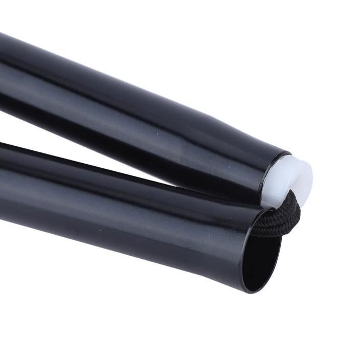 Bâton de marche antidérapant pliable - XVX - alliage d'aluminium avec lampe réglable - pour hommes seniors randonnée