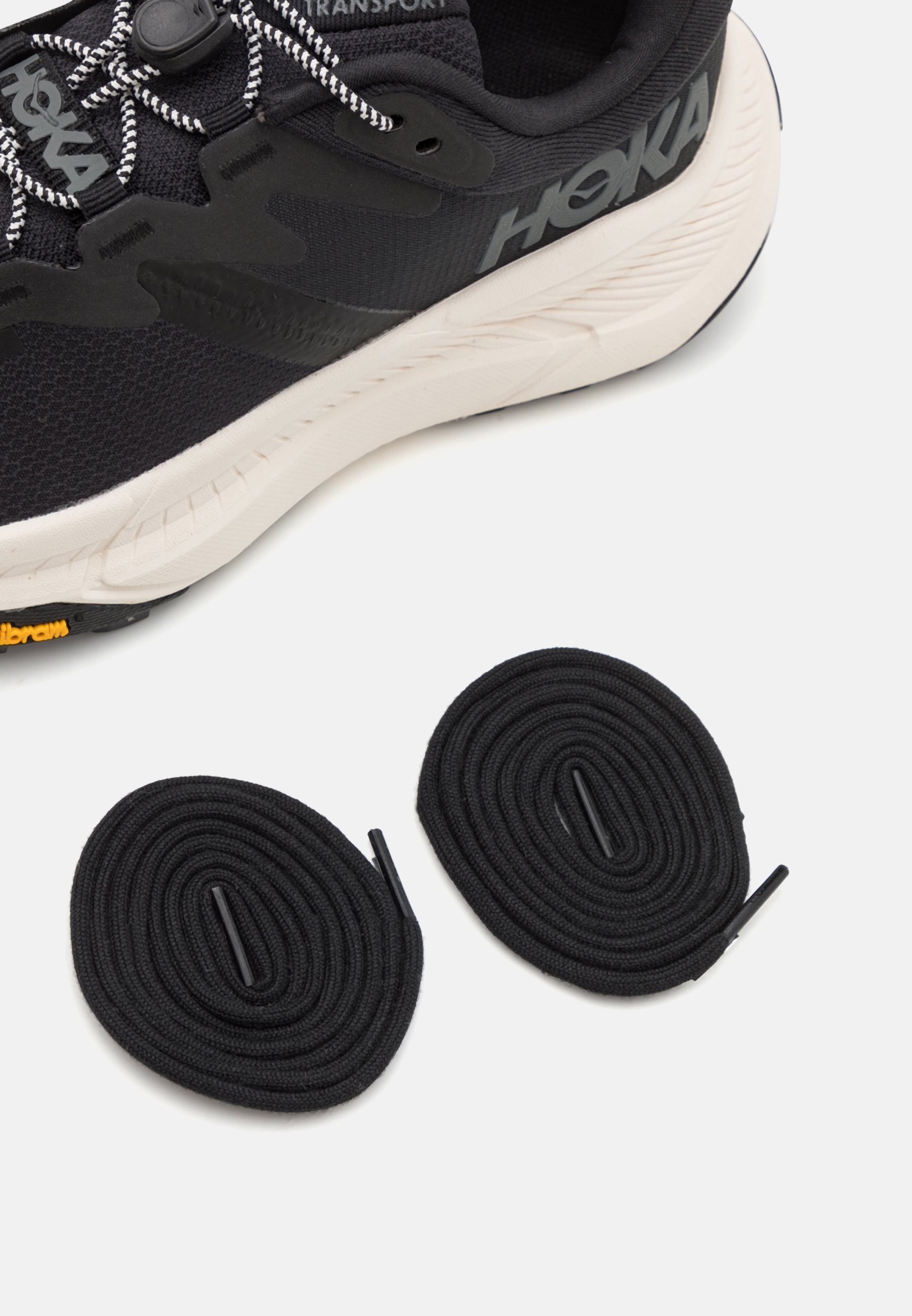 HOKA TRANSPORT - Chaussures de randonnée - noir/albâtre