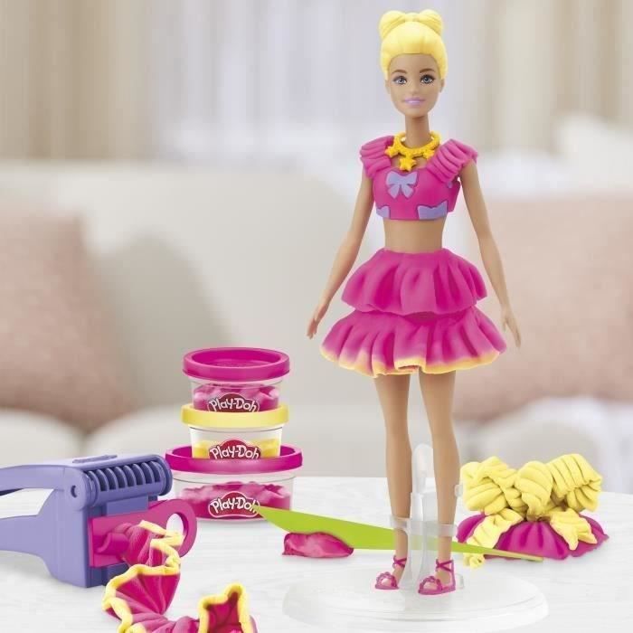 Set de plastilina Play-Doh Barbie con encaje y lazos