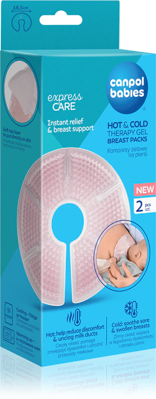 Gelové vložky do podprsenky Canpol babies Hot&Cold