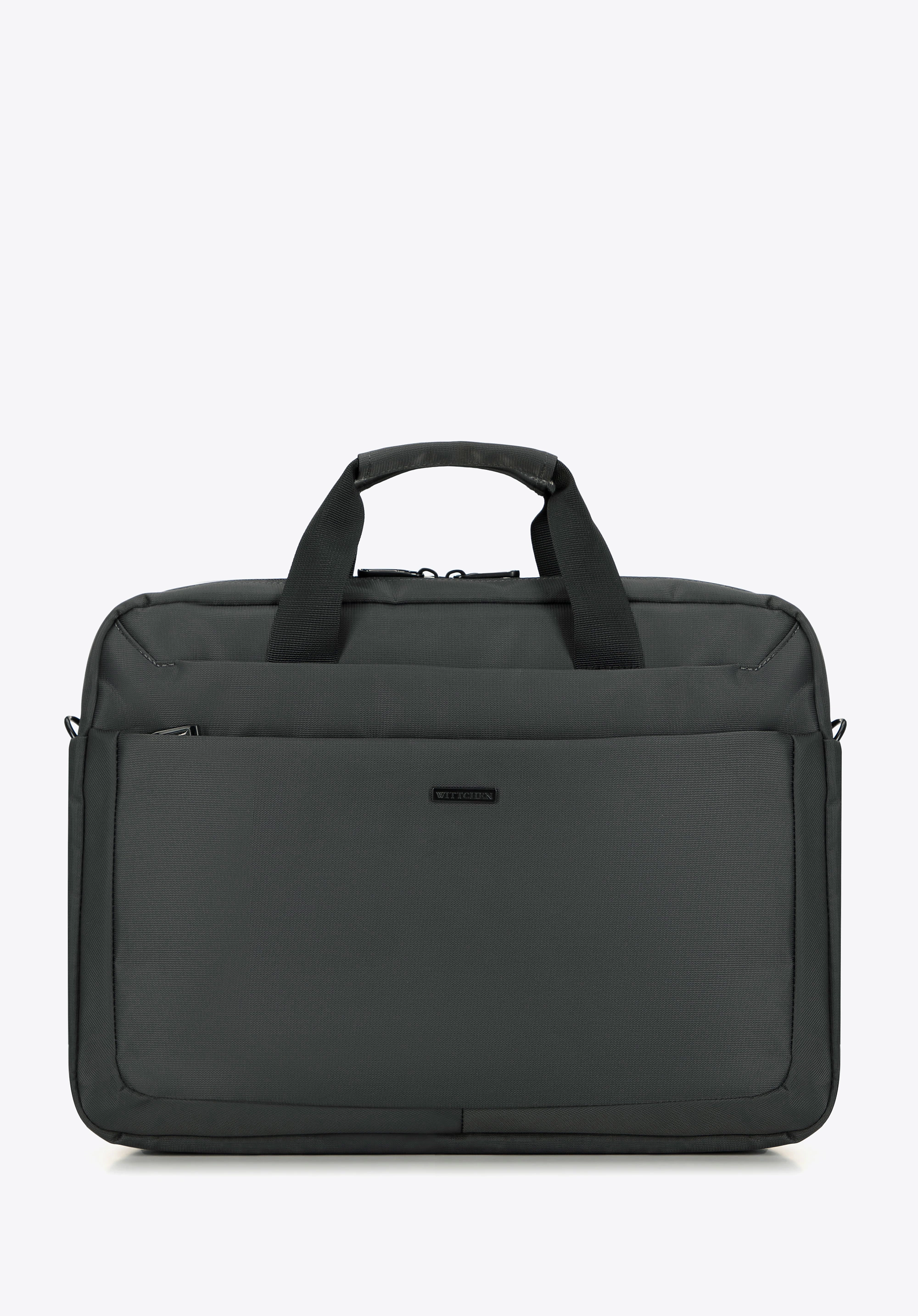 Męska torba na laptopa 15,6’’ jednokomorowa szara