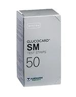 Tiras reactivas para medir la glucosa en sangre MENARINI Glucodard-SM, 50 unidades.