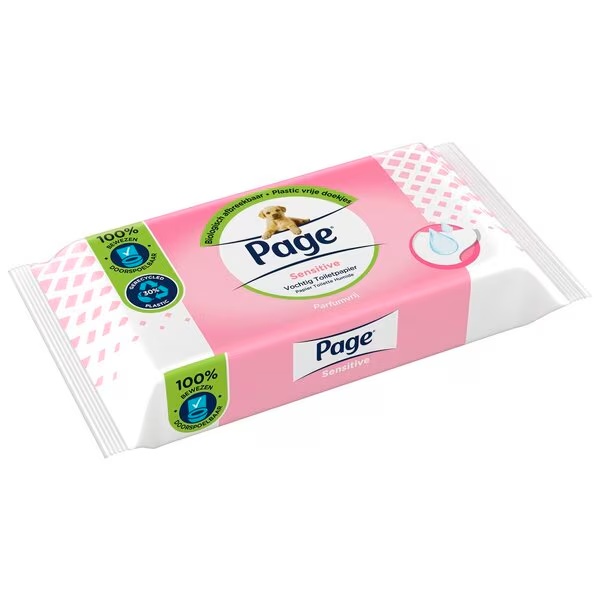 Toaletný papier Page Fresh and Soft Moisture<br>38 kusov