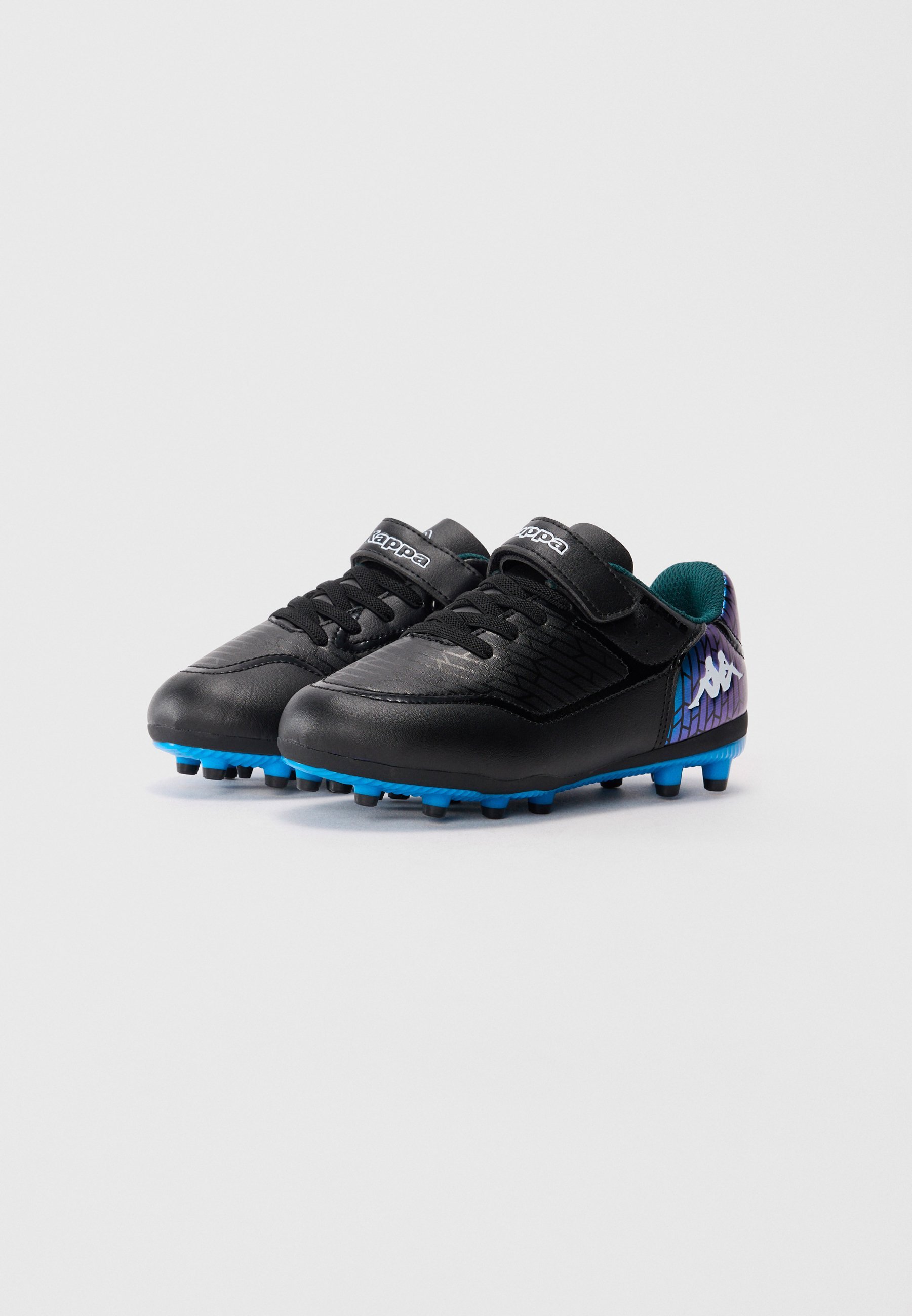 Scarpe da calcio Kappa KOMBAT PLAYER UNISEX per terreni compatti - nero/blu brillante