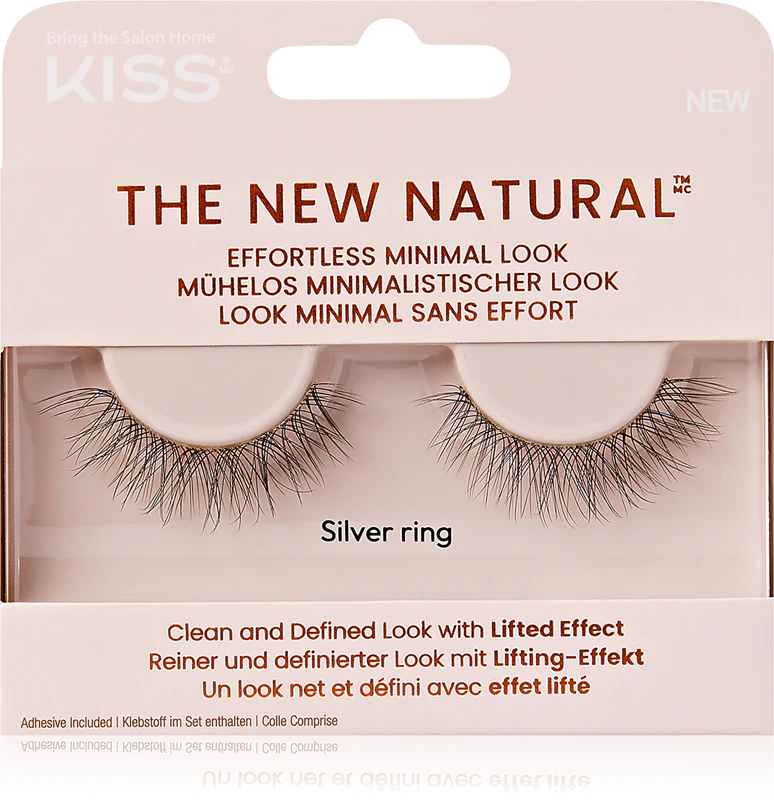 Cílios postiços KISS: O novo look natural, minimalista e sem esforço.