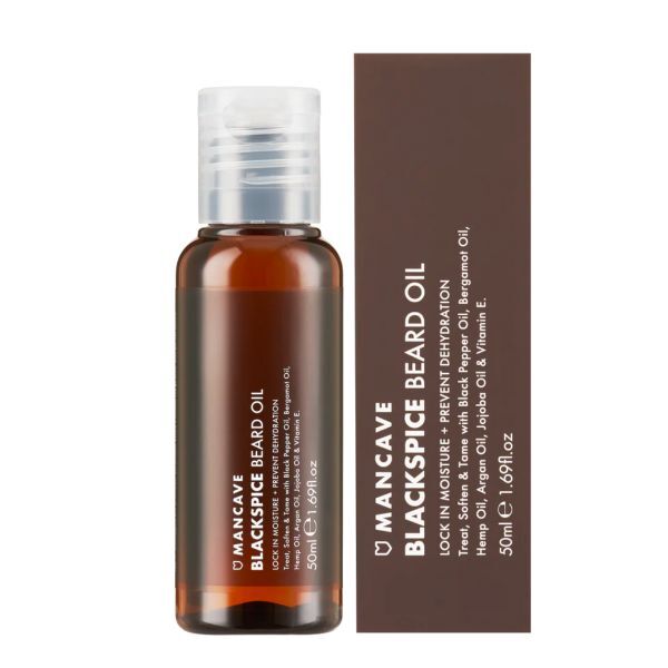 ManCave Blackspice Skäggolja 50ml | Herr | Superdrug