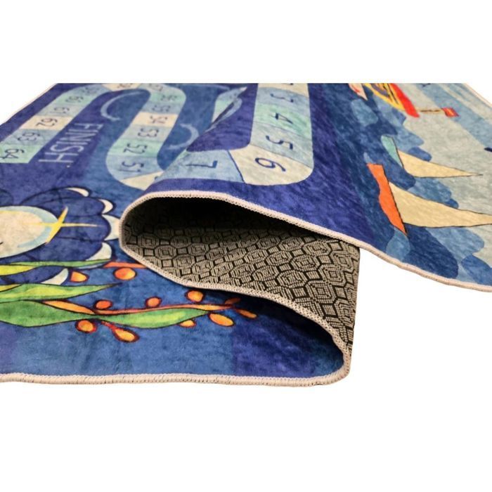 Children's bedroom rug 120x160 cm Polyester Nautical Game