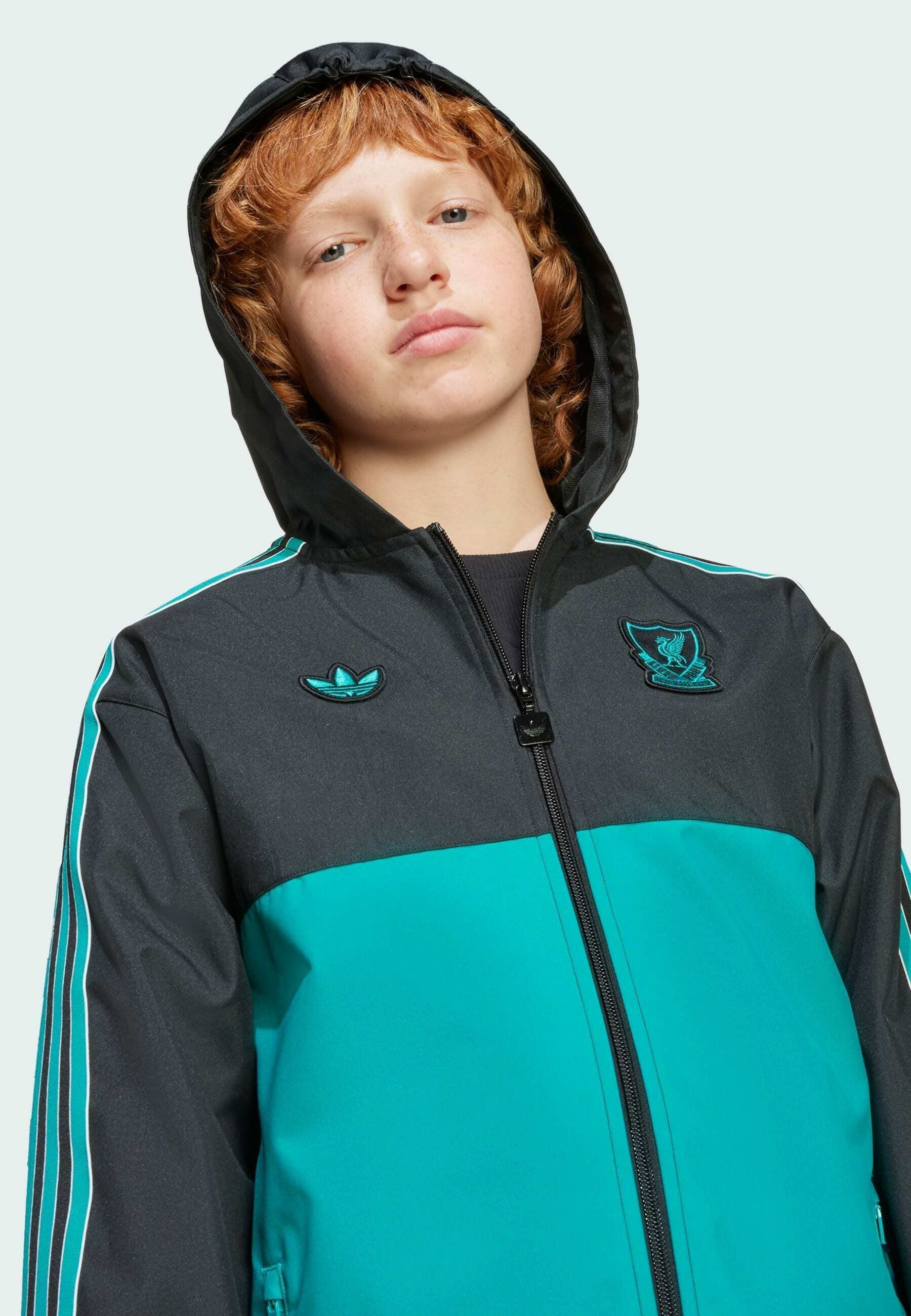 adidas Originals LIVERPOOL FC TERRACE ICONS - Clubkleding - zwart zeegroen