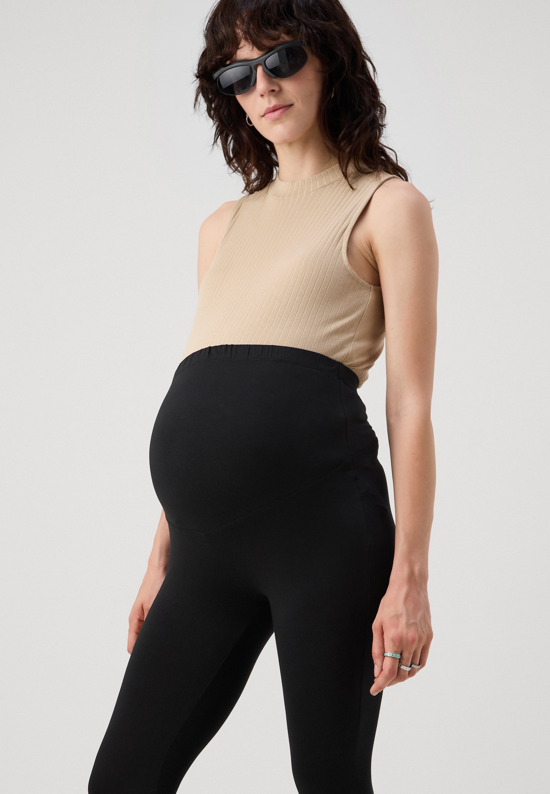 Anna Field MAMA 3-PACK - Leggings - Broek - zwart