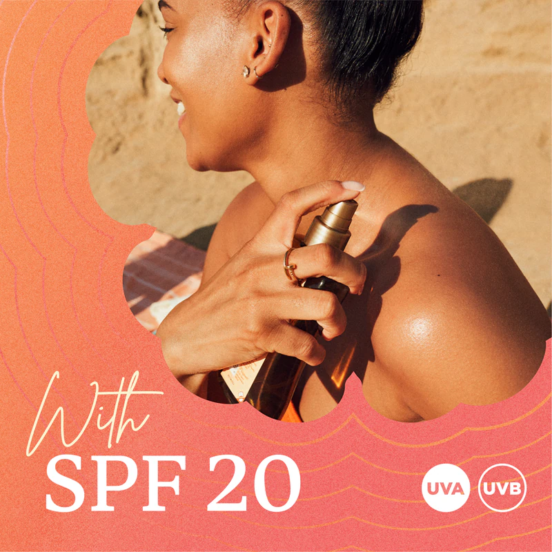 Hawaiian Tropical Glowing Protection Dry Oil Spray opaľovací gél SPF 20