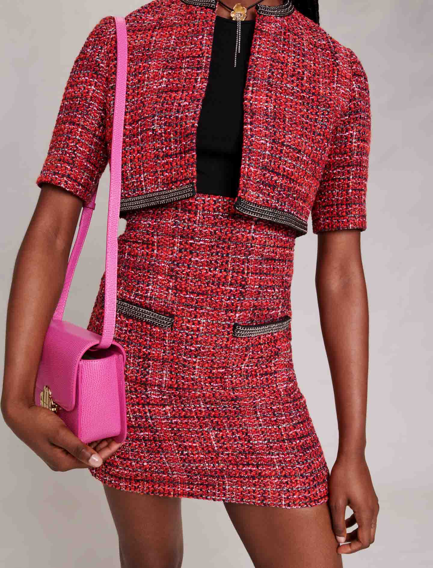 2-in-1 tweedjurk - rood