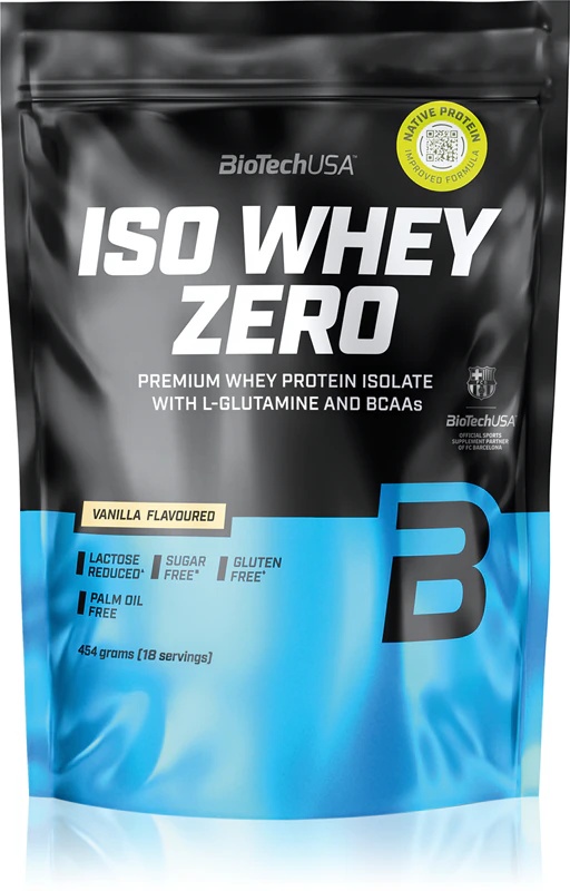 BioTechUSA Iso Whey Zero prehransko dopolnilo, izolat sirotkinih beljakovin