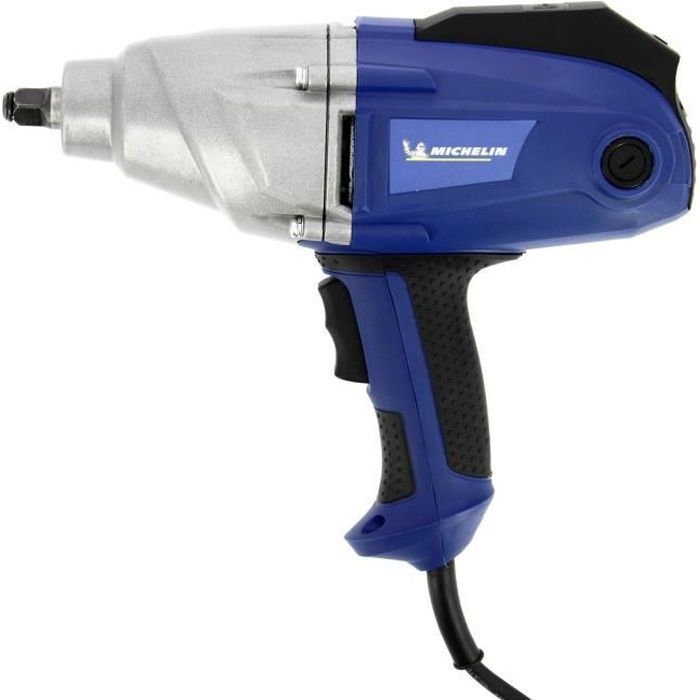 Llave de impacto MICHELIN de 230 V y 1050 W - Destornillador/Extractor de impacto - 2200 rpm - Par de apriete: 150-350 Nm (en sentido horario), 500 Nm (en sentido antihorario)