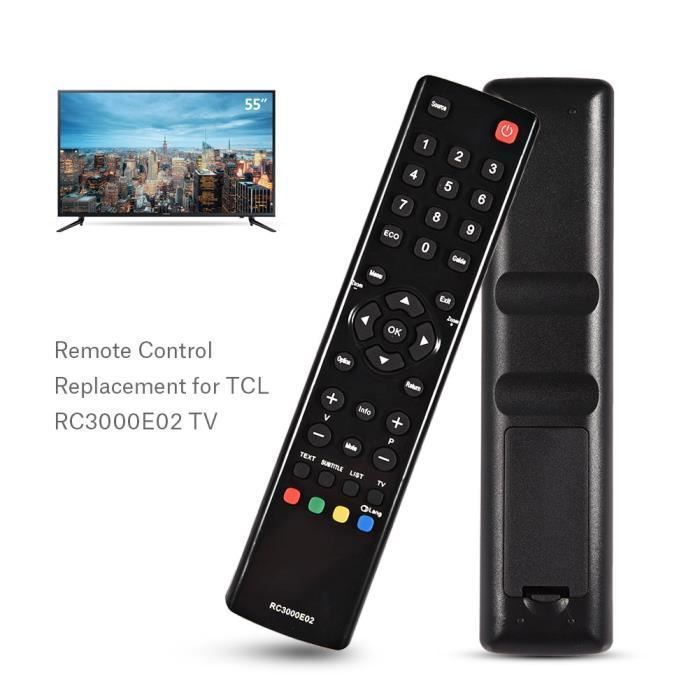 Afstandsbediening - TCL - RC3000E02 - Zwart - 21,5 cm - Eenvoudig