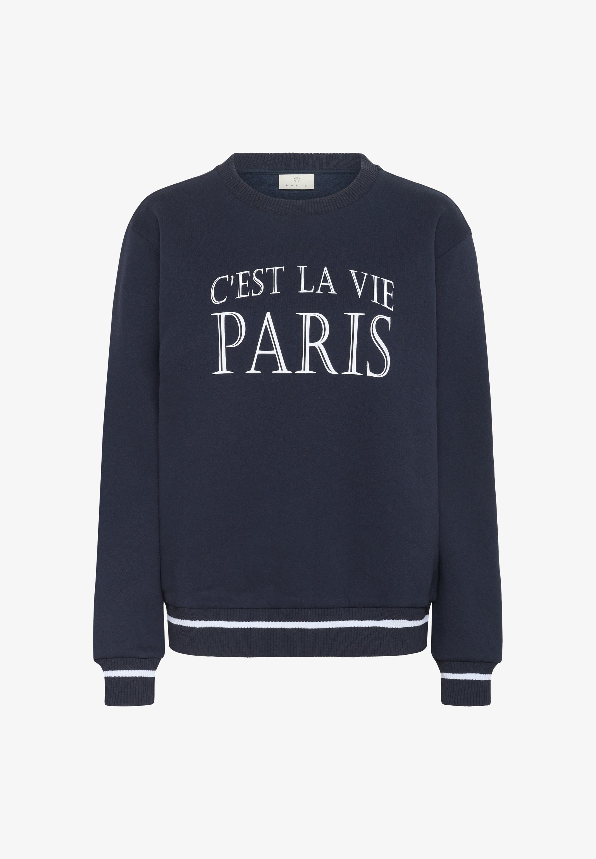 Kaffe KACLUB - Sweatshirt - middernacht marineblauw