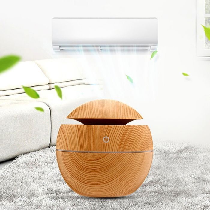 Umidificatore per aromaterapia 2 in 1 da 500 ml in ABS: umidificazione e aromaterapia, funzionamento silenzioso - ATELIX - e risparmio energetico
