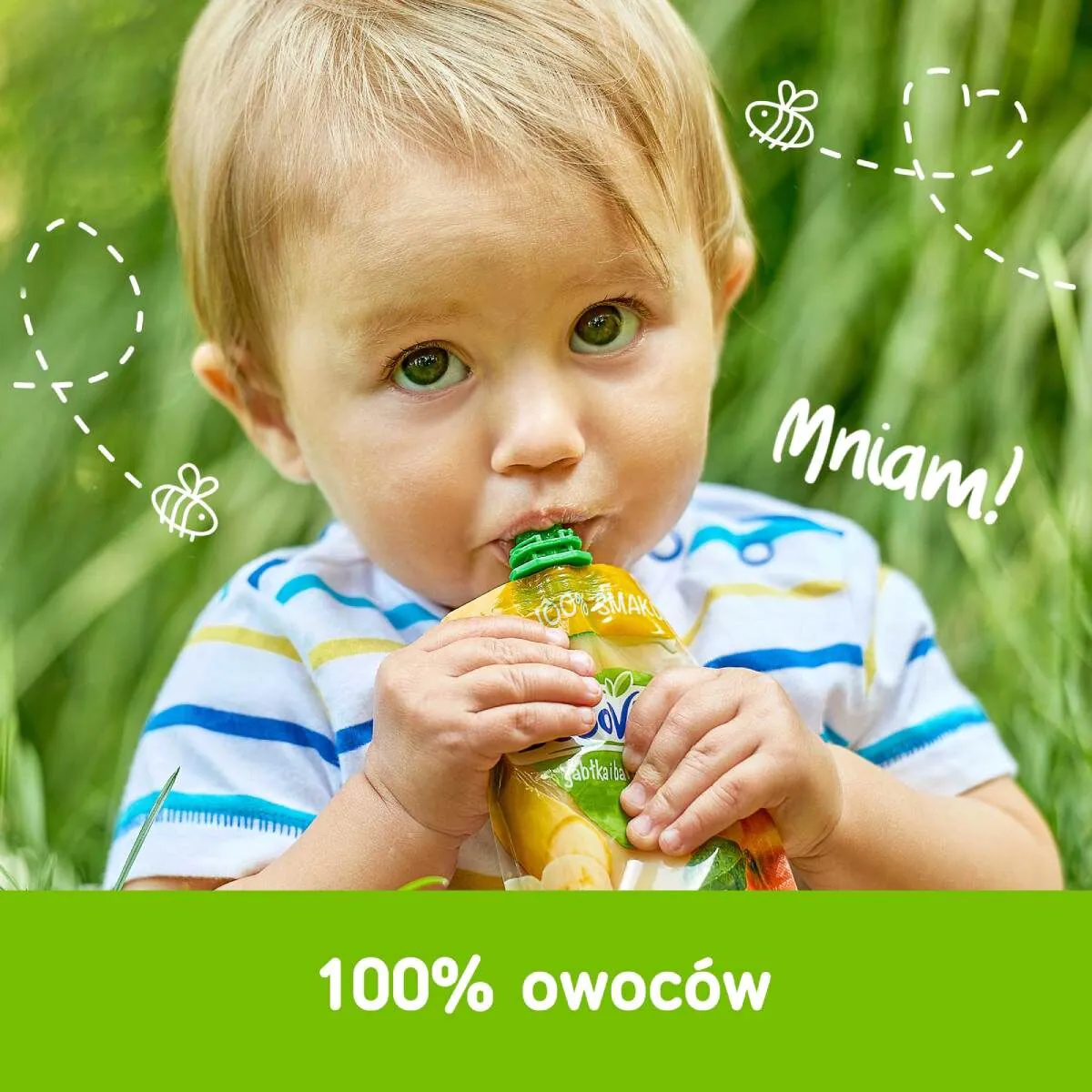 Bobovita Mus Jabłka i Truskawki z Bananem Po 6 Miesiącu