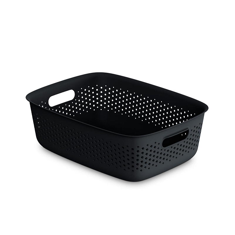 Cesta de 10 l negra OpenStore