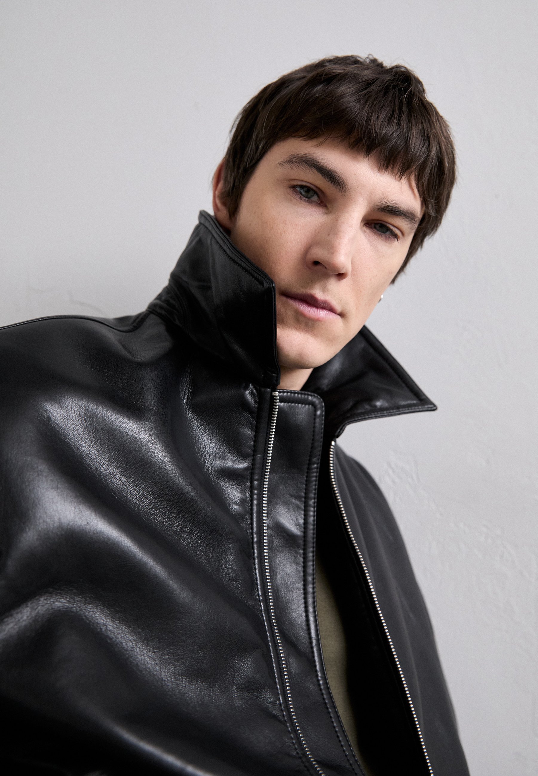 Nanushka TIMUR JACKETS - Bomberjack - zwart/crème
