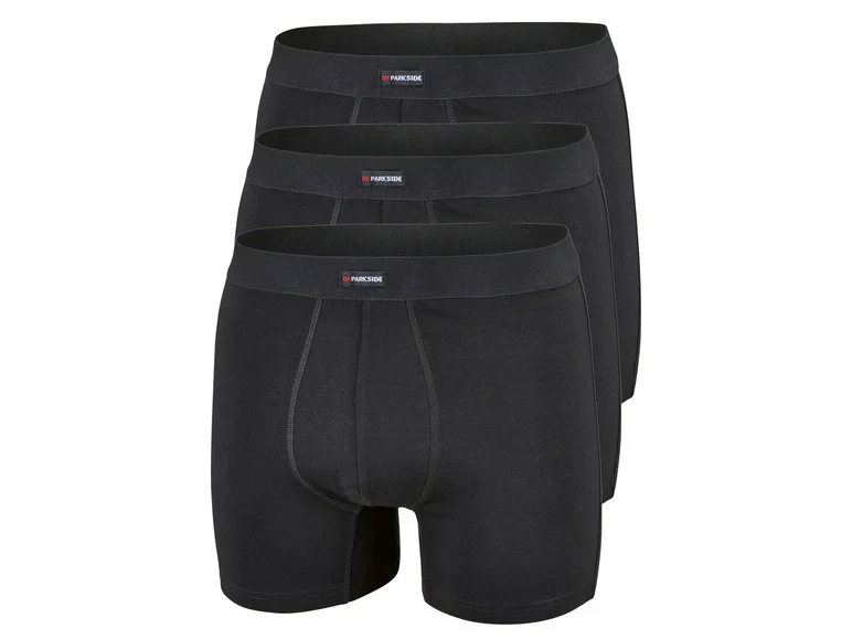 Cuecas Boxer Masculinas PARKSIDE® - Pacote com 3 unidades