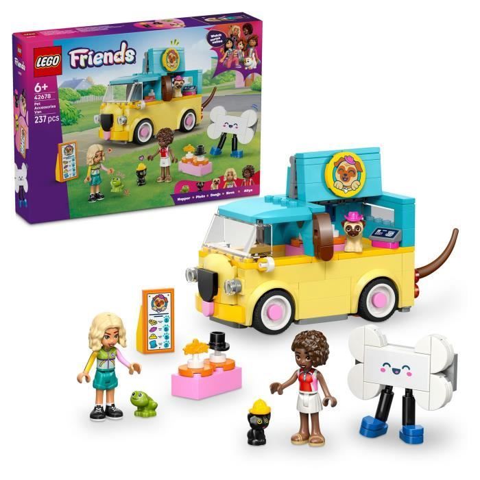 LEGO Friends 42678 Le Van d’Accessoires pour Animaux - Jouet de Construction dès 6 ans