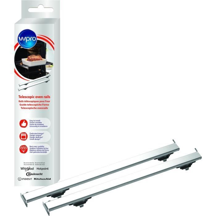 Accesorios para hornos Wpro: Rieles telescópicos para horno TOR100