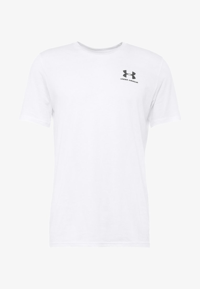 LEFT CHEST LOGO - T-shirts med print - white/blackUnder Armour