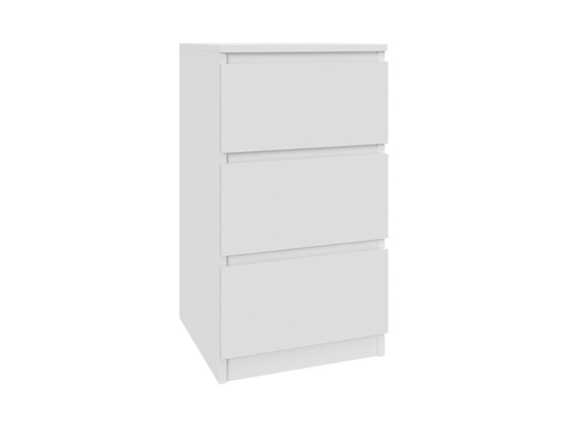Komoda Biała 40 cm z 3 Szufladami - do Każdego Pomieszczenia