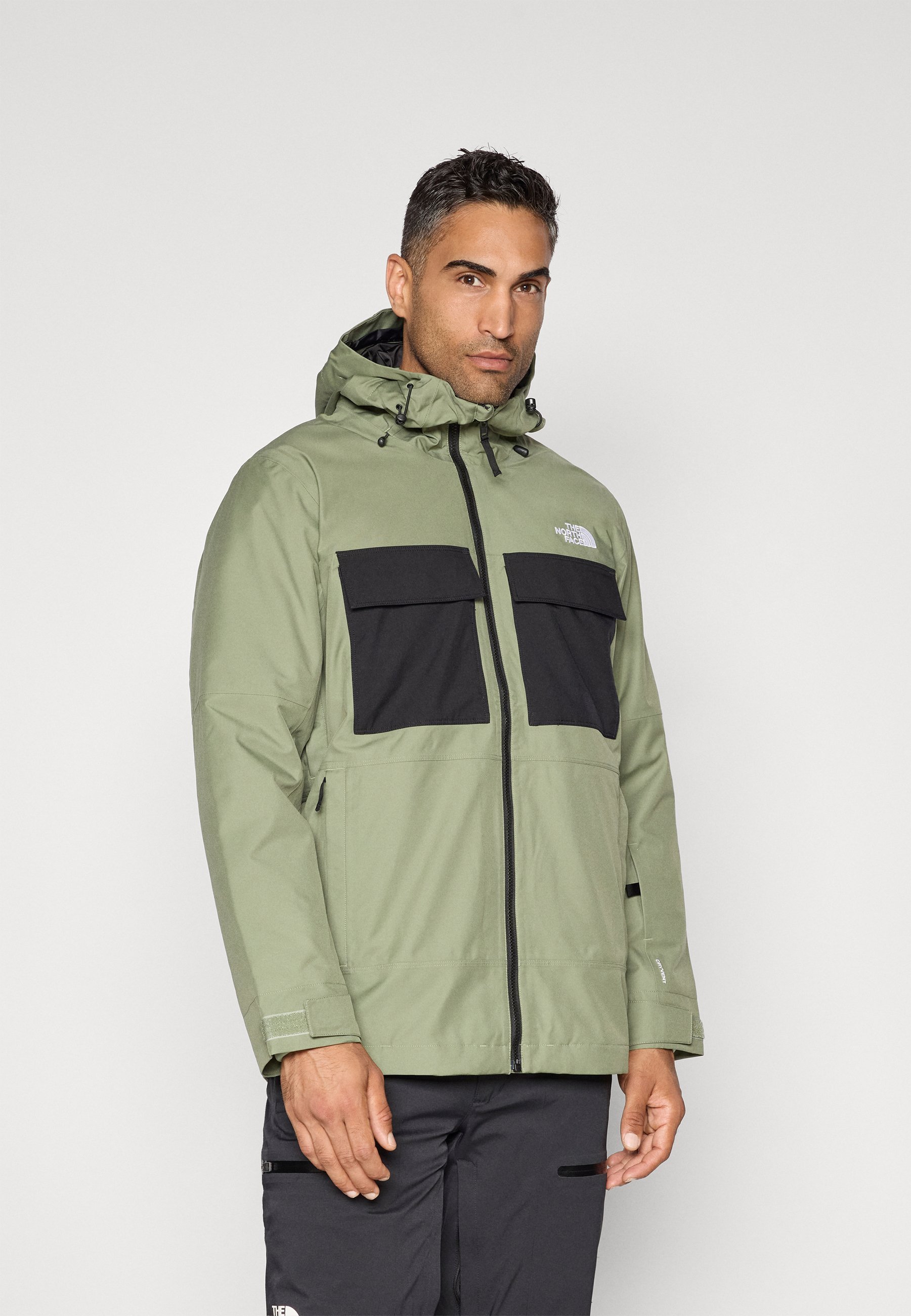 The North Face FOURBARREL TRICLIMATE JACKET - Lumelauajope - udu/must
