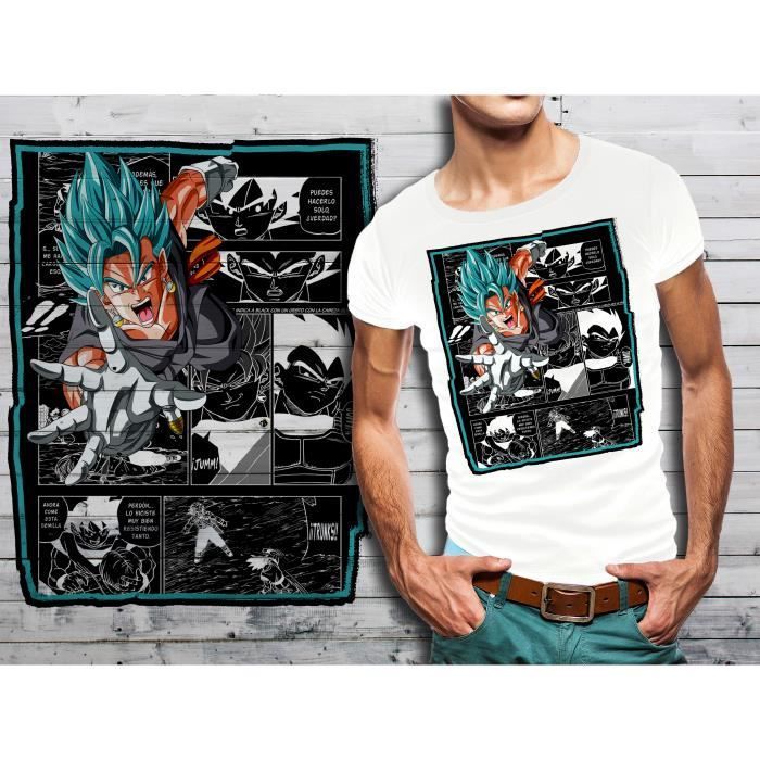 Wit T-shirt voor heren, maat M, Dragon Ball Z Manga Collectie 414