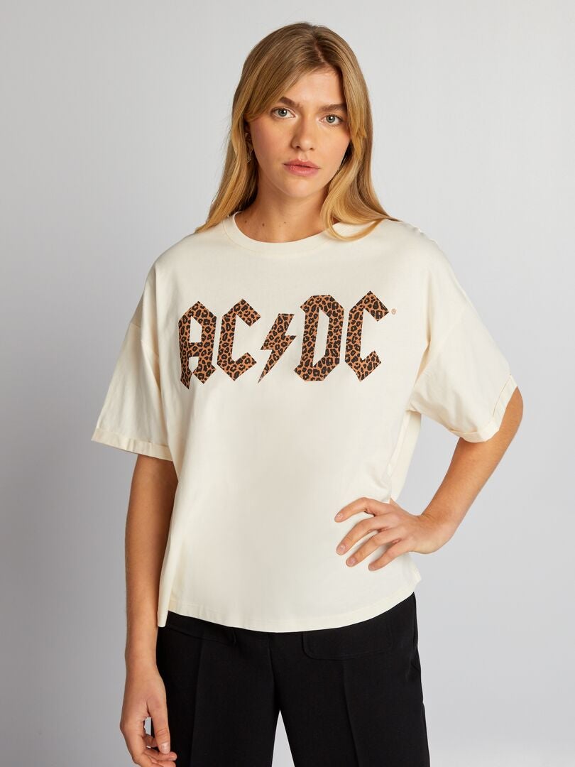 AC/DC T-shirt - WIT