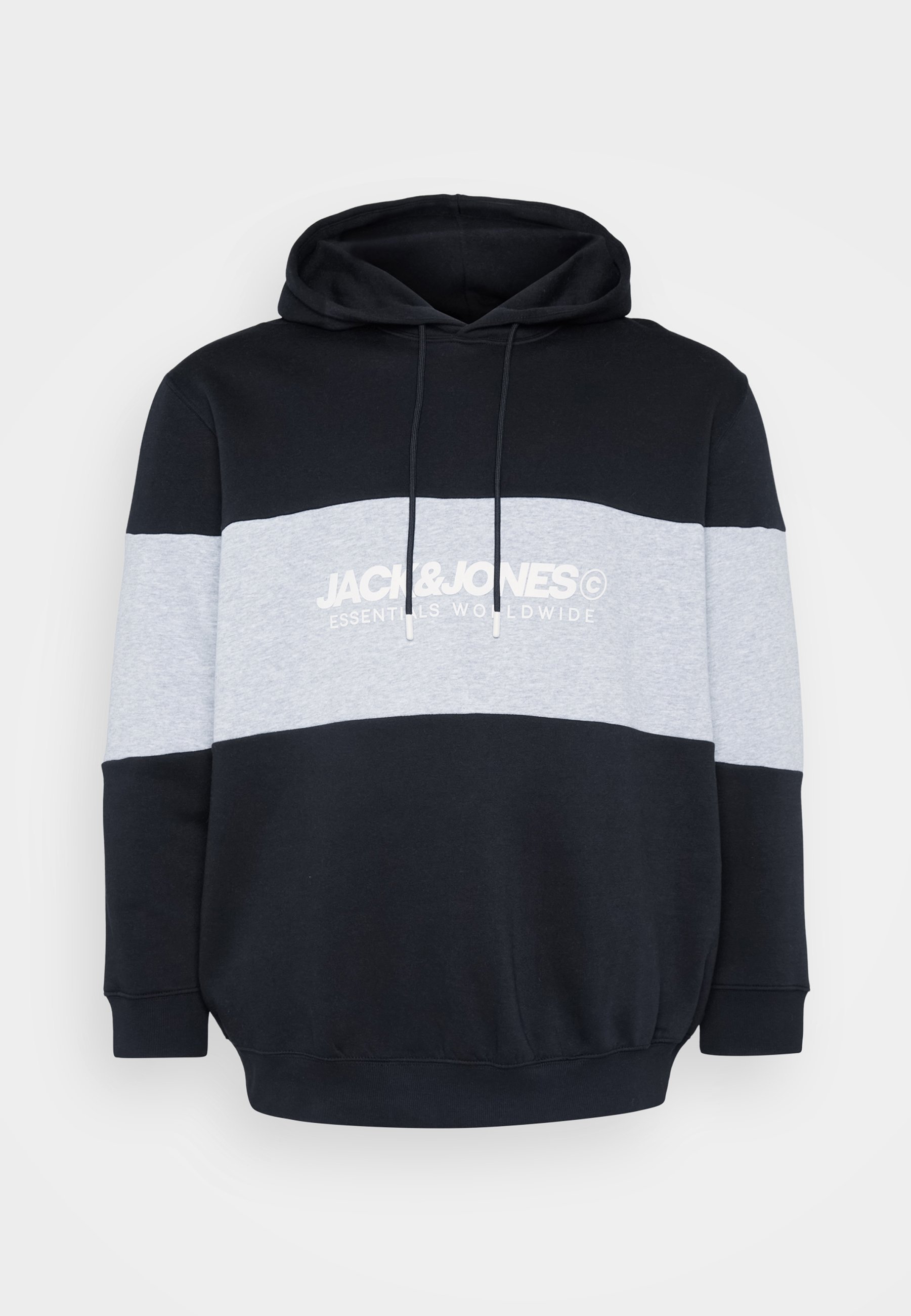 Jack & Jones JJELEGACY BLOCKING HOOD - Hoodie - zwart