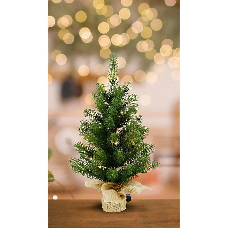 Light IT Røros prydnadsgran 60 cm, 20 LED-lampor