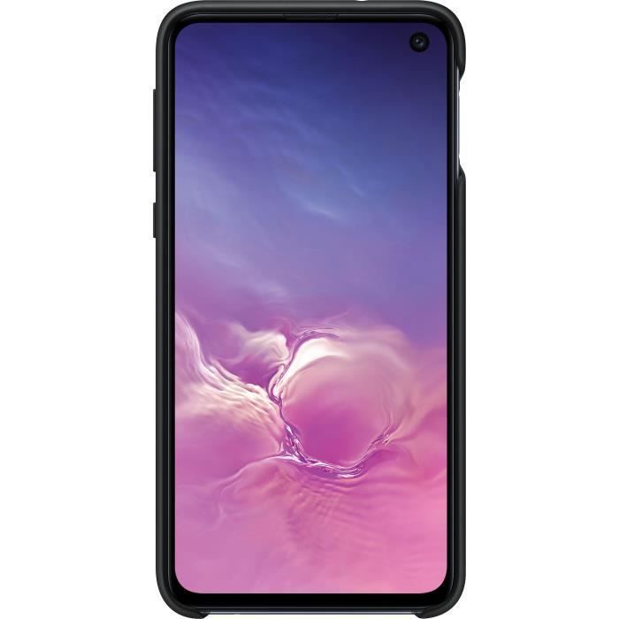 Samsung Coque Silicone S10e ultra fine - Noir
