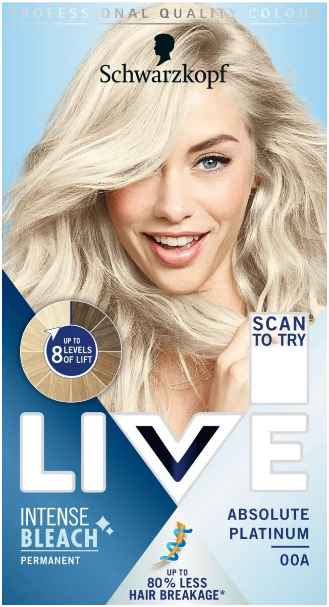 Schwarzkopf Live Farba do włosów Absolute Platinium