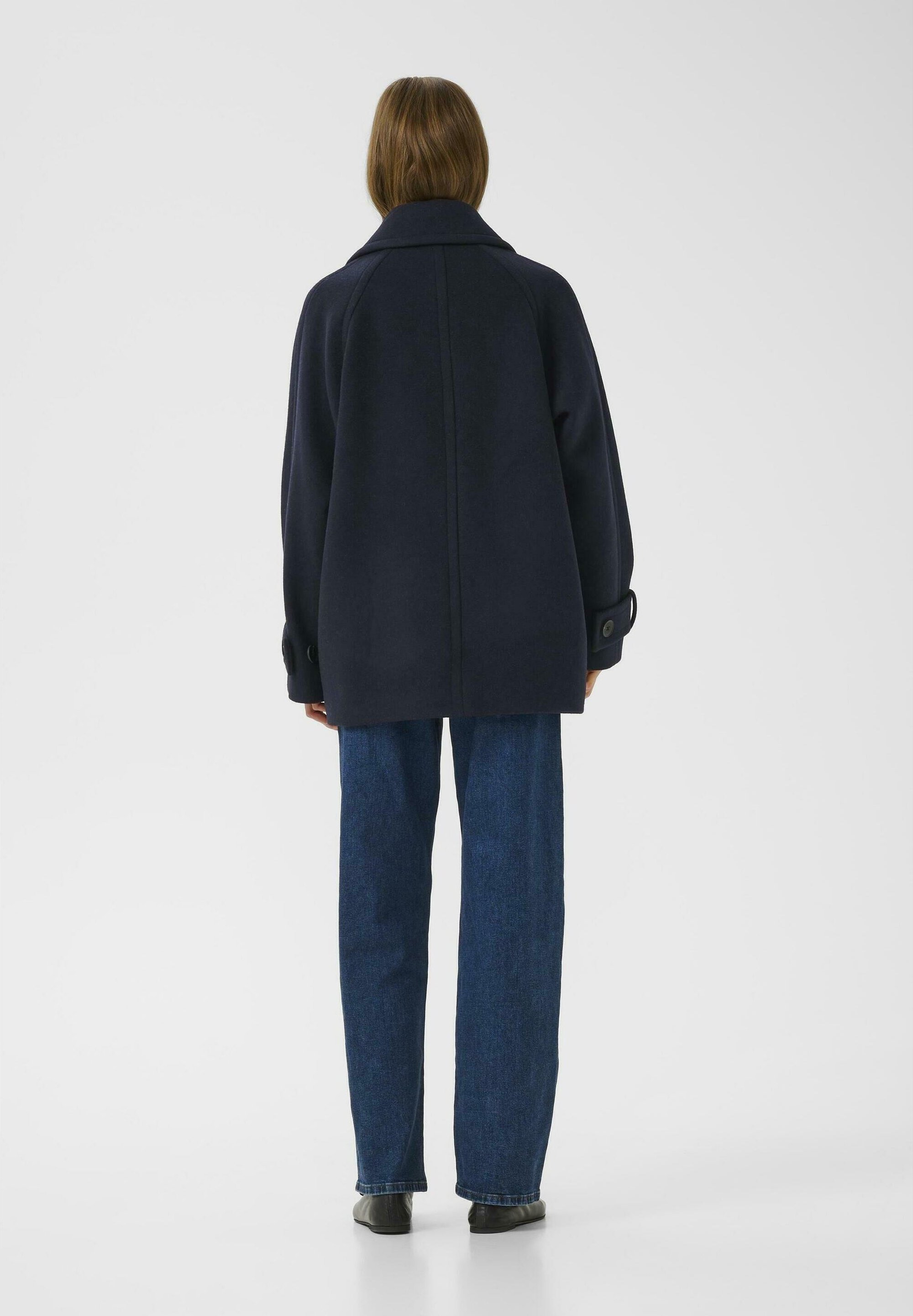 InWear korte jas - marineblauw