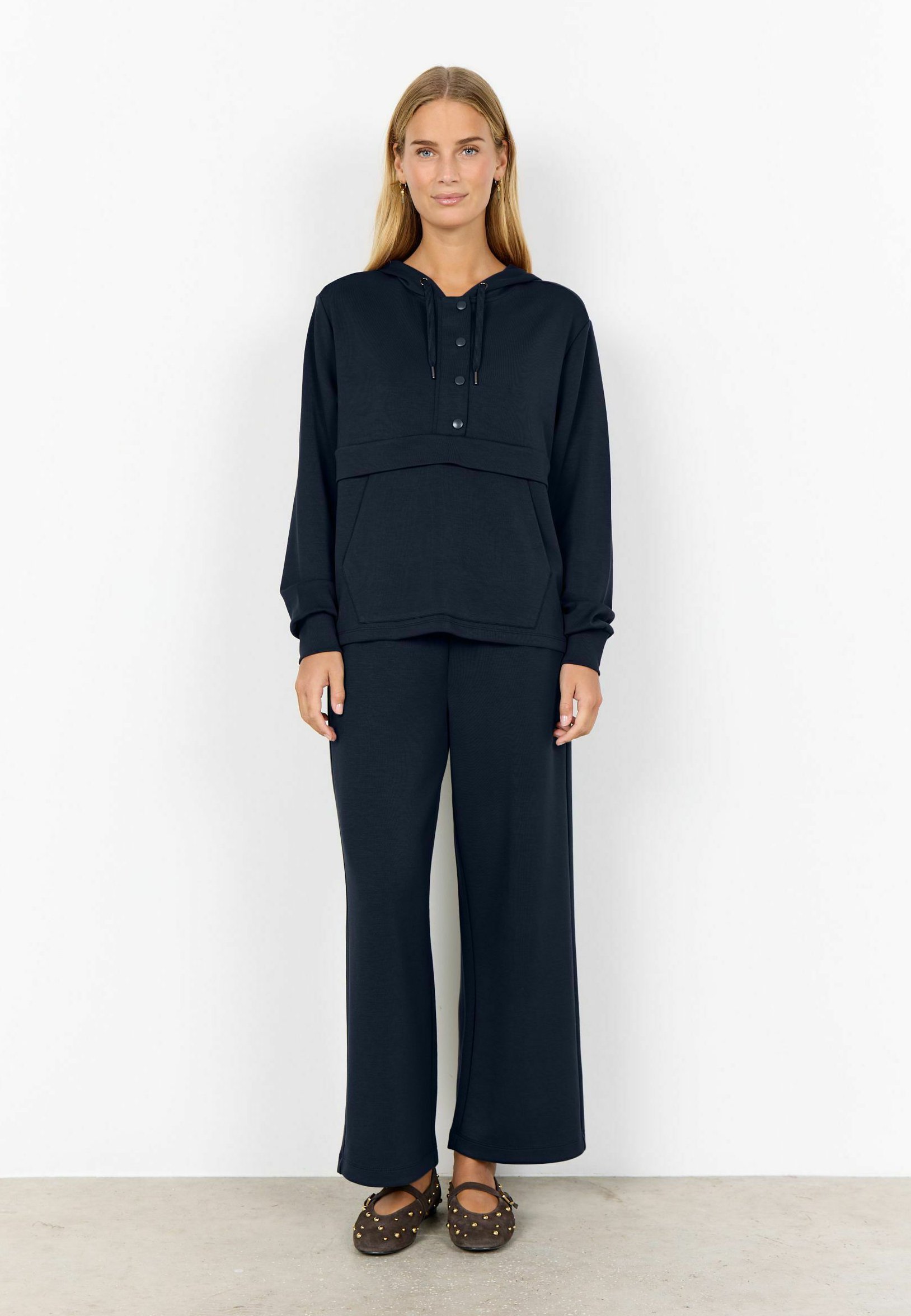 Soyaconcept BANU - Felpa con cappuccio - blu navy