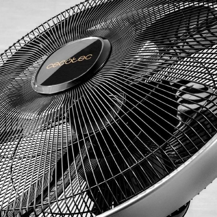 Ventilador de pedestal Cecotec con control remoto y temporizador EnergySilence 1020 ExtremeConnected, 60 W, 10 aspas, motor de 6 velocidades.