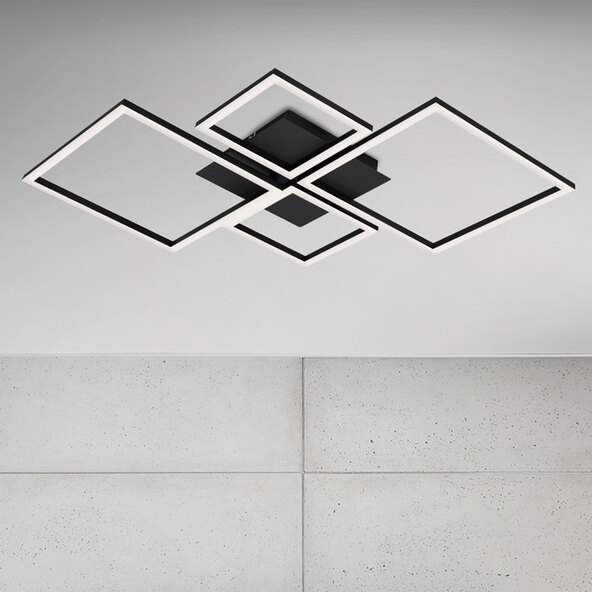Lampă de tavan Frame 3128-015, neagră