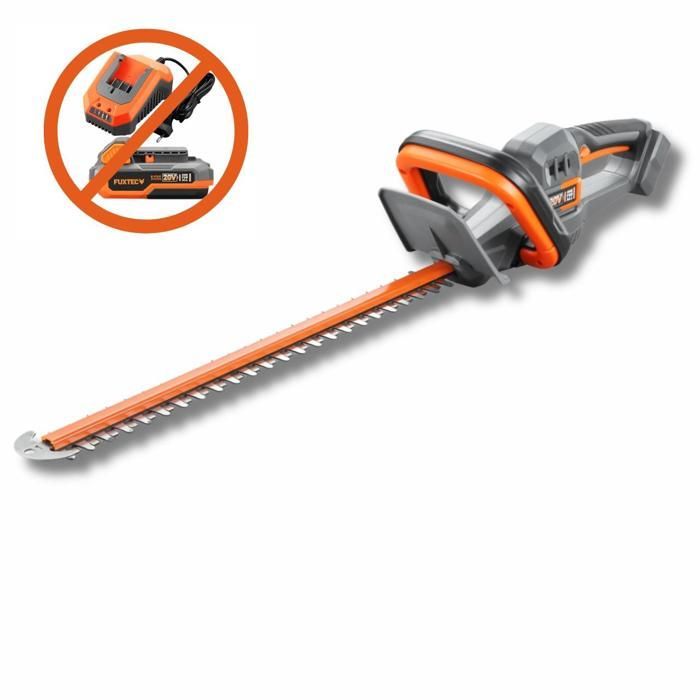 Cortasetos a batería - FUXTEC FX-E1HS20 - 20 V, cuchilla de 52 cm - Batería y cargador no incluidos