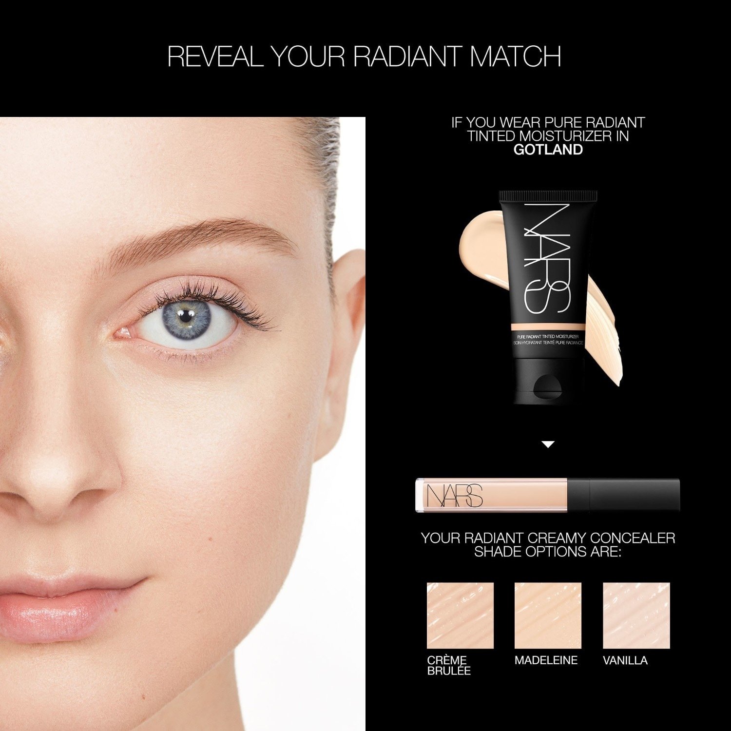 NARS „Pure Radiant“ tonuotas drėkinamasis kremas nuo saulės SPF 30, 50 ml