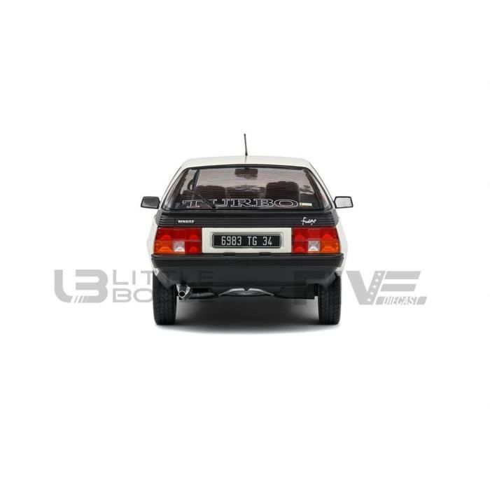 Carro Miniatura - SOLIDO - RENAULT Fuego Turbo - 1/18 - Branco - 1985