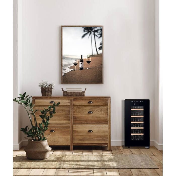 CUVEE18 – Cave à vin – Climadiff – 18 bouteilles – 1 zone – 34,5 × 48,5 × 67,0 cm – Classe E – 22 dB