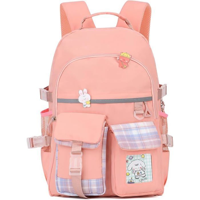 Children's Nylon Backpacks, Student Backpacks, Large Capacity School Bags for Teenagers, Multi-Pocket School Bags