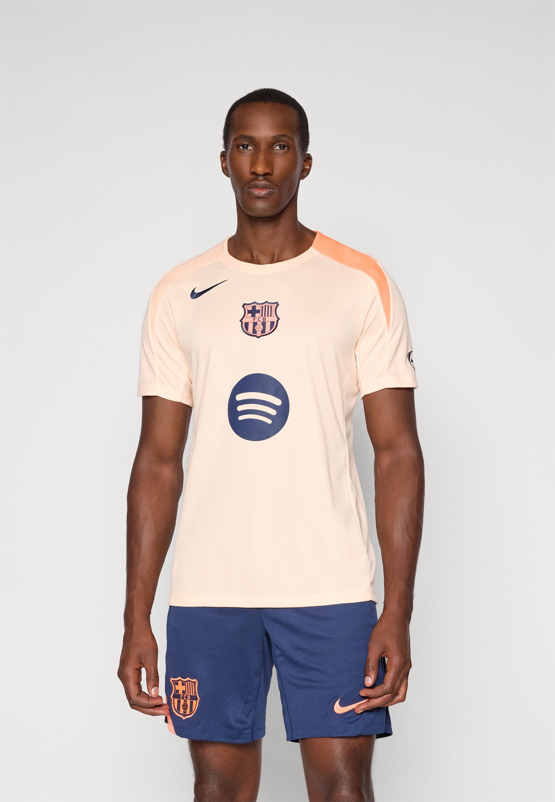 Nike Performance FC BARCELONA STRIKE THIRD TOP - Clubkleding - karmozijnrood/fel mango/donkerblauw