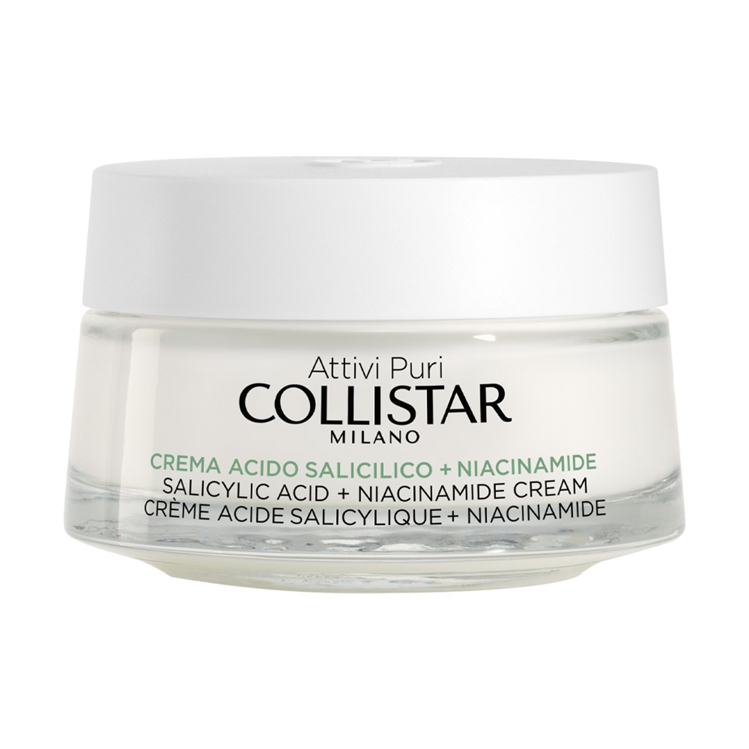 Collistar Fluid za lice Attivi Puri salicilna kiselina + niacinamid krema - 50 ml